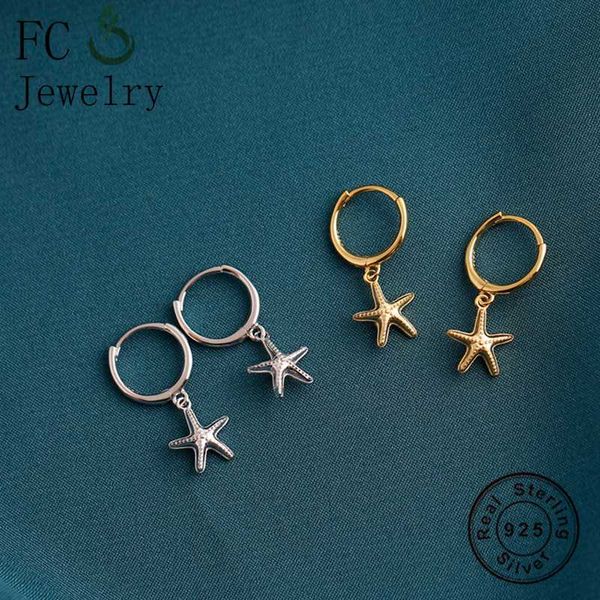 fc jewelry 100% 925 sterling silver small gold sea ocean animal starfish hoop earring for women ear piercing pendientes 2020 new, Golden;silver
fc jewelry 100% 925 sterling silver small gold sea ocean animal starfish hoop earring for women ear piercing pendientes 2020 new, Golden;silver