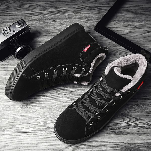 autumn winter casual snow boots men waterproof ankle boots flat slip-on resistant fashion man winter shoes big size 632, Black
autumn winter casual snow boots men waterproof ankle boots flat slip-on resistant fashion man winter shoes big size 632, Black