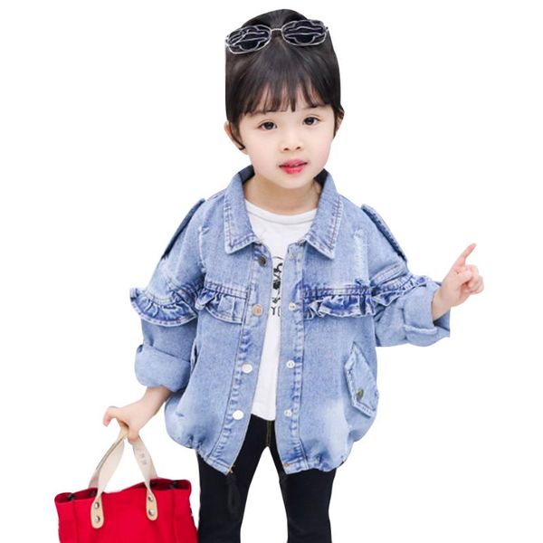 girls denim jacekt ruffles girls coats outerwear casual style kids coats spring autumn clothes for, Blue;gray
girls denim jacekt ruffles girls coats outerwear casual style kids coats spring autumn clothes for, Blue;gray