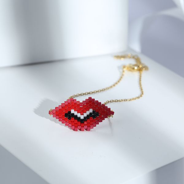 charm bracelets yhpup personality red lips bangles bracelet 316l stainless steel women metal jewelry pulseras mujer moda 2021, Golden;silver
charm bracelets yhpup personality red lips bangles bracelet 316l stainless steel women metal jewelry pulseras mujer moda 2021, Golden;silver