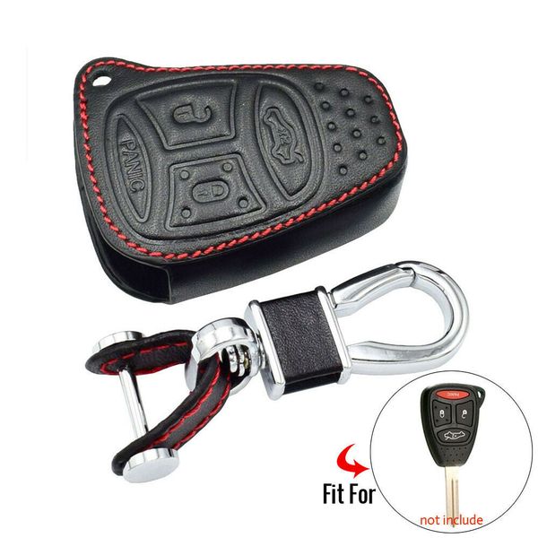 for jeep commander grand cherokee chrysler leather 4 button keyless remote black fob cover protector case
for jeep commander grand cherokee chrysler leather 4 button keyless remote black fob cover protector case