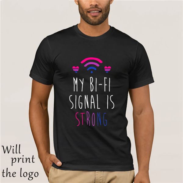 my bisexual singal is strong rainbow gay pride flag t shirts