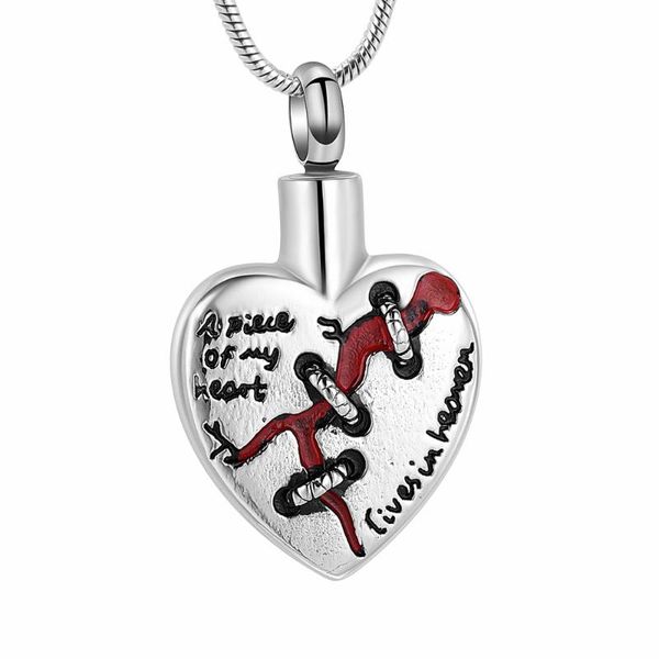 x088 new arriving never fade stainless steel cremation jewelry heart memorial urn necklace ashes holder keepsake men women, Silver
x088 new arriving never fade stainless steel cremation jewelry heart memorial urn necklace ashes holder keepsake men women, Silver