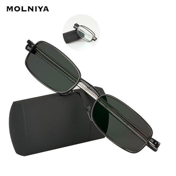 portable folding pchromic reading glasses anti-blue light metal presbyopia eyeglasses with box, White;black
portable folding pchromic reading glasses anti-blue light metal presbyopia eyeglasses with box, White;black