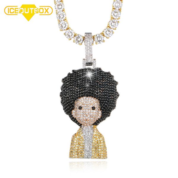 3 style chain the boondocks pendant necklace for men women rope cuban tennis chain bling crystal fashion jewelry drop shipping, Silver
3 style chain the boondocks pendant necklace for men women rope cuban tennis chain bling crystal fashion jewelry drop shipping, Silver