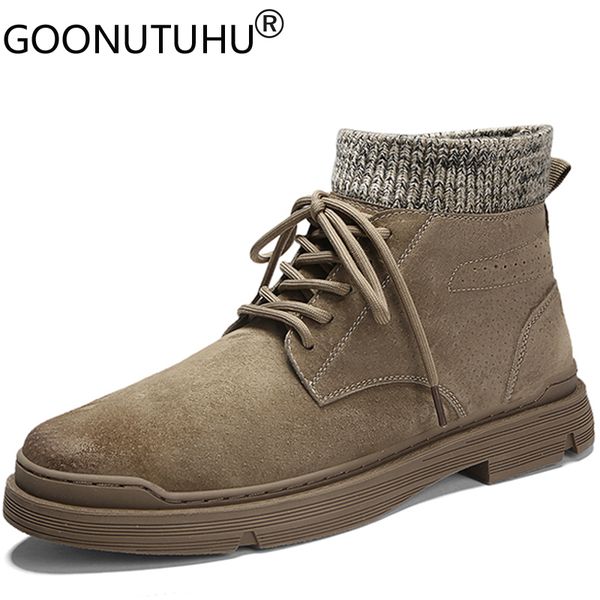 boots 2021 autumn winter men's ankle snow casual genuine leather shoes male boot man sock retro shoe army for men, Black
boots 2021 autumn winter men's ankle snow casual genuine leather shoes male boot man sock retro shoe army for men, Black