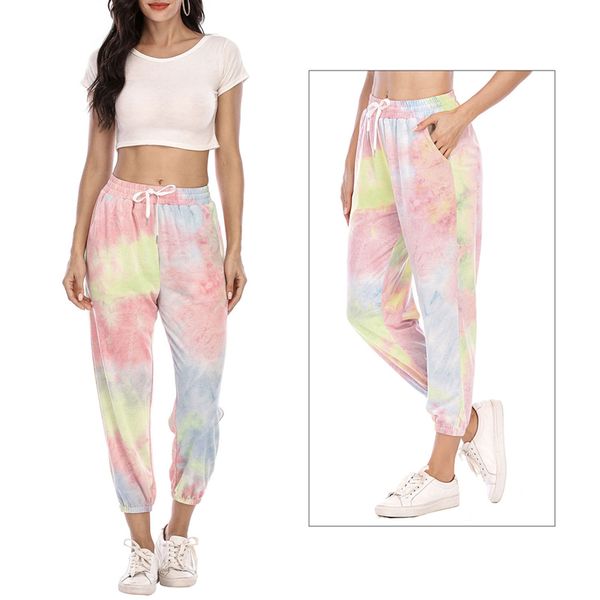 running pants women's jogger high-waist trousers dye printed casual loose sports wear leisure lace-up bottoms club party yoga clothes, Black;blue
running pants women's jogger high-waist trousers dye printed casual loose sports wear leisure lace-up bottoms club party yoga clothes, Black;blue