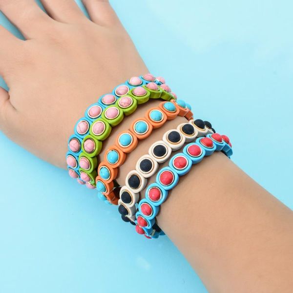 zmzy new square elastic stacked charm stone beaded colorful bracelet beads bracelets for women bohemian female style wholesale, Golden;silver
zmzy new square elastic stacked charm stone beaded colorful bracelet beads bracelets for women bohemian female style wholesale, Golden;silver