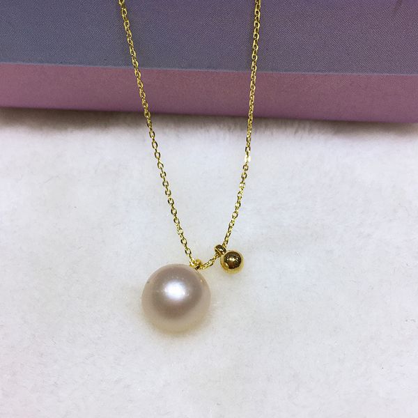 jewelry handmade golden doudou pendant wind natural light pearl women's necklace, Silver
jewelry handmade golden doudou pendant wind natural light pearl women's necklace, Silver