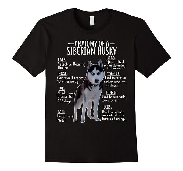 2019 new short sleeve casual anatomy of a siberian husky t-shirt man t shirt good quality
2019 new short sleeve casual anatomy of a siberian husky t-shirt man t shirt good quality