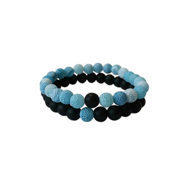 meajoe fashion yoga couple natural stone bracelet set popular frost agates yoga stone bracelets 2 pieces beads bracelets sets, Black
meajoe fashion yoga couple natural stone bracelet set popular frost agates yoga stone bracelets 2 pieces beads bracelets sets, Black
