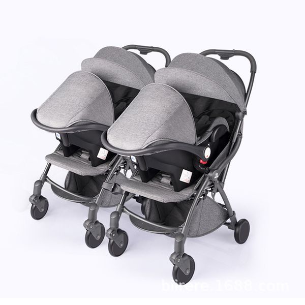 Twin Stroller Carrier Light Stroller Portable Baby Pushchair Baby Pram Comfort Newborn 4 In 1 Easy Carry