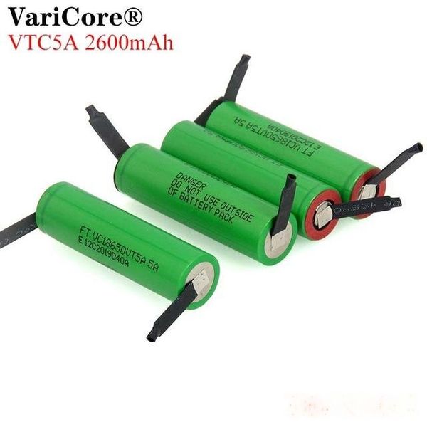 replacement batteries varicore vtc5a 2600mah 18650 lithium battery 30a discharge 18650vtc5 batteries diy nickel sheets
replacement batteries varicore vtc5a 2600mah 18650 lithium battery 30a discharge 18650vtc5 batteries diy nickel sheets