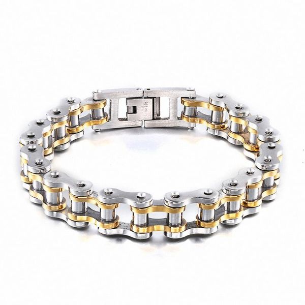link, chain fashion bracelet men's jewelry stainless steel accessories rolling locomotive retro bike male, Black
link, chain fashion bracelet men's jewelry stainless steel accessories rolling locomotive retro bike male, Black