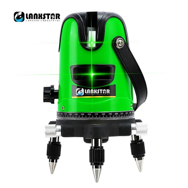 lanxstar crosshair laser level 2 line 3line 5line rotation ld 808nm outdoor mode