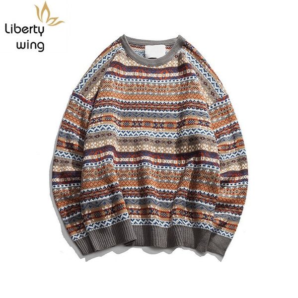 loose fit folk style mens vintage o-neck pullover male new autumn winter long sleeve knitted sweaters -2xl, White;black
loose fit folk style mens vintage o-neck pullover male new autumn winter long sleeve knitted sweaters -2xl, White;black