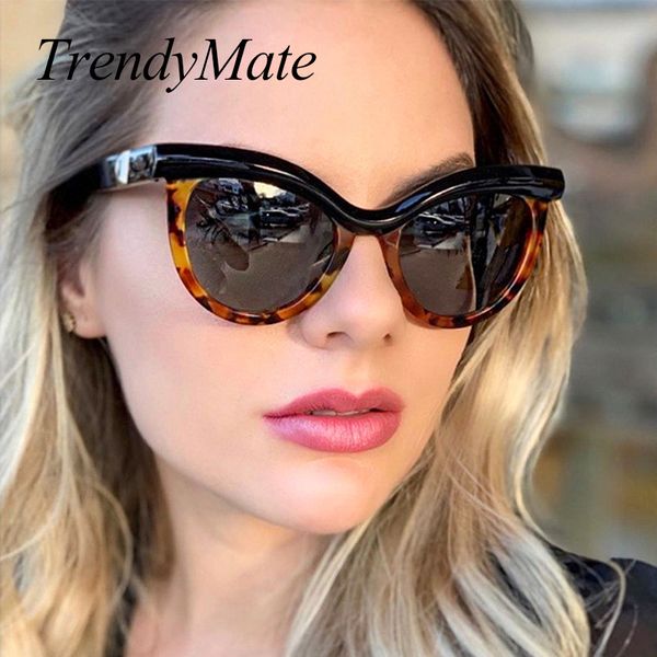 fashion cat eye women sunglasses brand designer plastic female big frame gradient sun glasses uv400 gafas de sol mujer 5453, White;black
fashion cat eye women sunglasses brand designer plastic female big frame gradient sun glasses uv400 gafas de sol mujer 5453, White;black