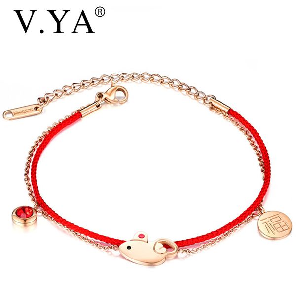 v.ya lukcy zodiac rat red braided rope bracelet men & women good luck bracelets hand-woven cute zodiac rat red rope bangle, Golden;silver
v.ya lukcy zodiac rat red braided rope bracelet men & women good luck bracelets hand-woven cute zodiac rat red rope bangle, Golden;silver