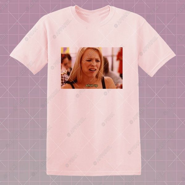 shut up mean t-shirt regina girls tee can't sit with us george plastics short-sleeved tee shirt
shut up mean t-shirt regina girls tee can't sit with us george plastics short-sleeved tee shirt