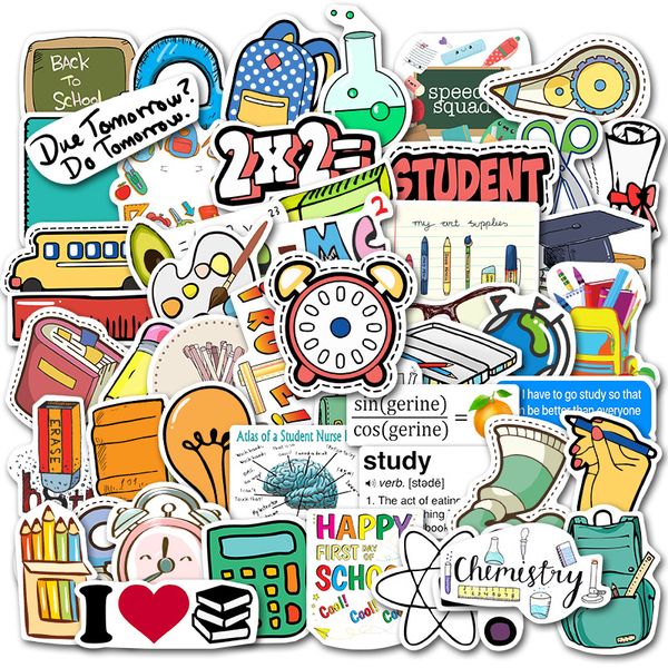 50pcs back to school supplies students stickers pack non-random car bike luggage sticker lapskateboard motor water bottle decal
50pcs back to school supplies students stickers pack non-random car bike luggage sticker lapskateboard motor water bottle decal