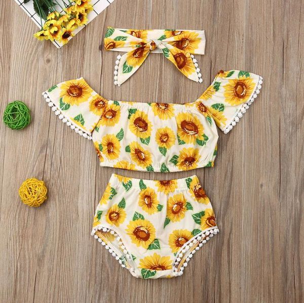 muqgew fashion baby girls clothes summer off shoulder sunflower print tassels shorts outfits sets conjunto menina roupa, White
muqgew fashion baby girls clothes summer off shoulder sunflower print tassels shorts outfits sets conjunto menina roupa, White