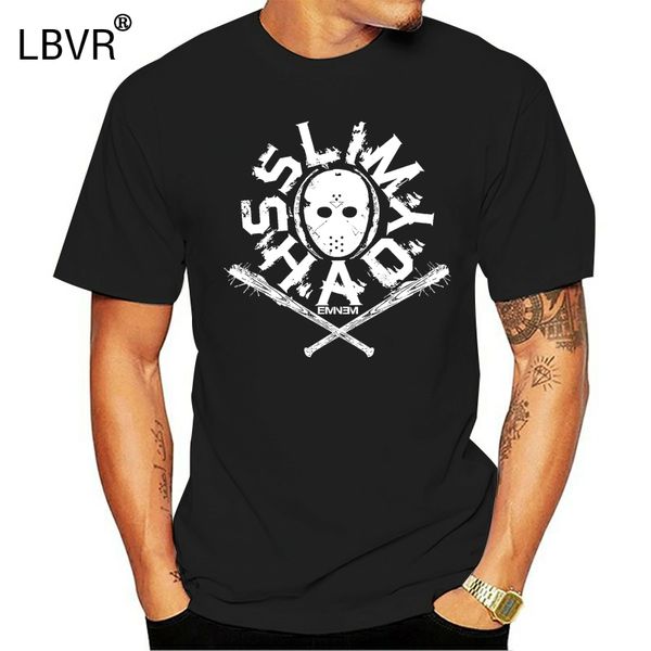 eminem slim shady mask poster rap hip hop music official mens black t-shirt