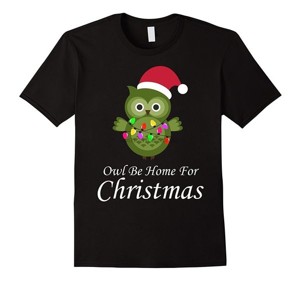 fashion personality pattern cotton men's t-shirt owl be home for christmas funny t-shirt
fashion personality pattern cotton men's t-shirt owl be home for christmas funny t-shirt
