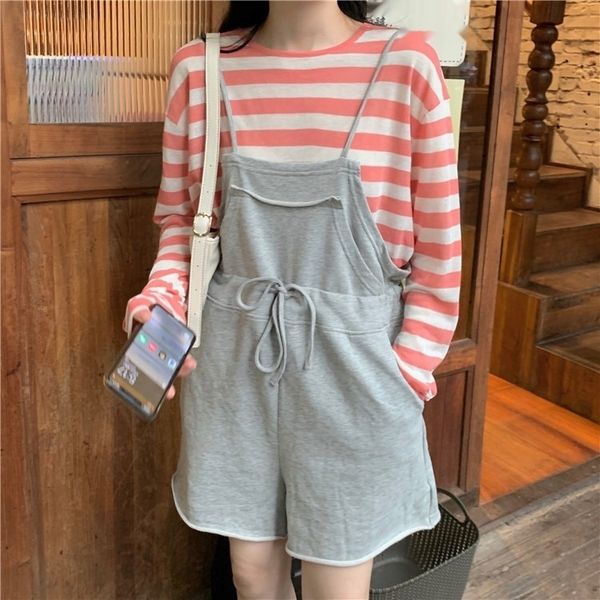 2020 autumn new autumn new two-piece striped sunscreen knitted + jumpsuit shorts two-piece set vxdan, Gray
2020 autumn new autumn new two-piece striped sunscreen knitted + jumpsuit shorts two-piece set vxdan, Gray
