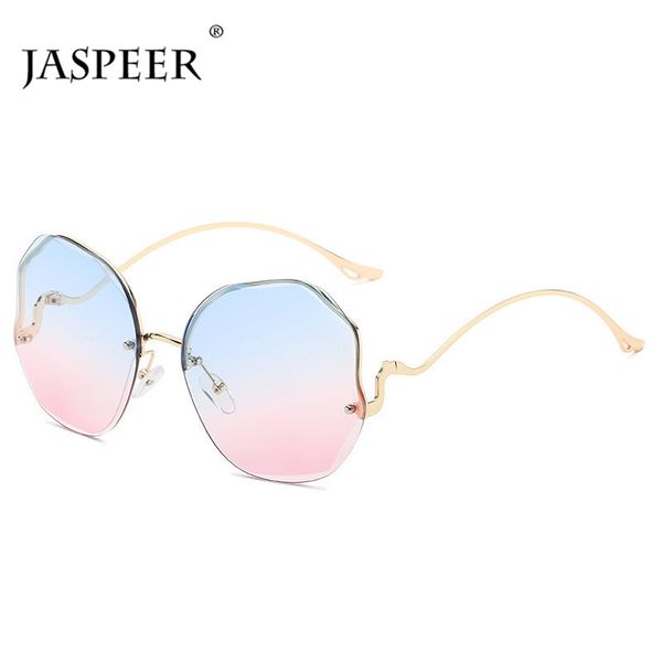 sunglasses jaspeer rimless women men oversize punk frameless sun glasses eyewear cutting lens goggle uv400, White;black
sunglasses jaspeer rimless women men oversize punk frameless sun glasses eyewear cutting lens goggle uv400, White;black