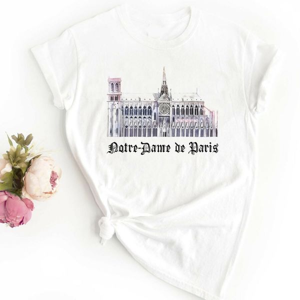 notre-dame de paris cathedral white cotton ladies us supplier 2019 fashion summer cool funny casual men tee shirts
notre-dame de paris cathedral white cotton ladies us supplier 2019 fashion summer cool funny casual men tee shirts