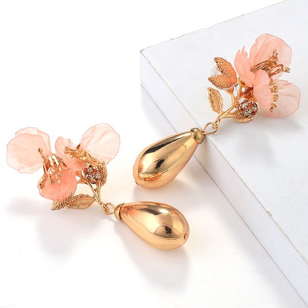aensoa elegant new long flower drop earrings for women fashion trendy unique gold color pendant earrings fashion jewelry gift, Silver
aensoa elegant new long flower drop earrings for women fashion trendy unique gold color pendant earrings fashion jewelry gift, Silver