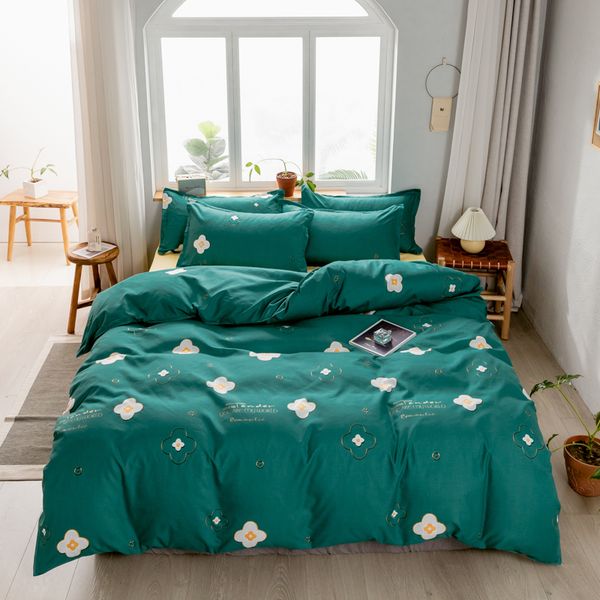 cotton luxury four-piece suit quilt cover bedding sheet bed sheet set