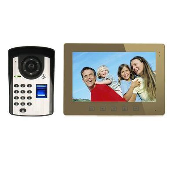 10 inch high-definition luxury color large screen fingerprint password door remote unlocking waterproof video intercom doorbell
10 inch high-definition luxury color large screen fingerprint password door remote unlocking waterproof video intercom doorbell