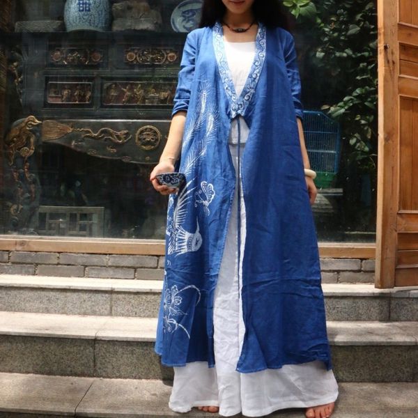 women's trench coats 100% linen women long outwear coat vintage handmade plant dyeing robe a line lace up gown sobretudo si, Tan;black
women's trench coats 100% linen women long outwear coat vintage handmade plant dyeing robe a line lace up gown sobretudo si, Tan;black