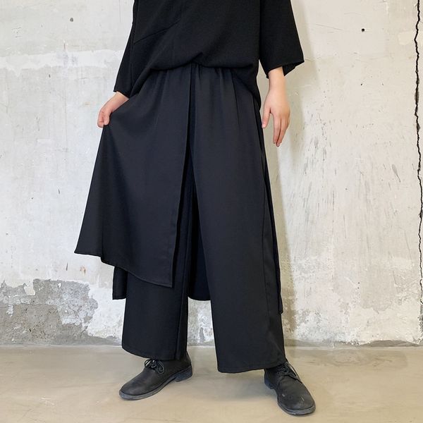 summer trendy brand dark pantstrousers wide leg trouserspersonality wide leg pants trendy black men's harem pants skirt 3xit8, Blue
summer trendy brand dark pantstrousers wide leg trouserspersonality wide leg pants trendy black men's harem pants skirt 3xit8, Blue
