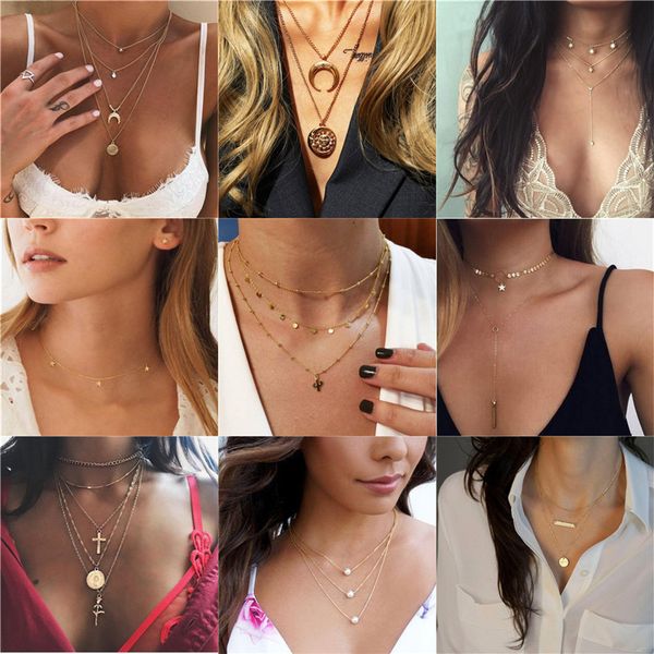quality gold color european and american fashion accessories new sequins multi layer long necklaces for woman
quality gold color european and american fashion accessories new sequins multi layer long necklaces for woman