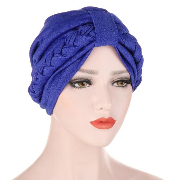 african female turban arab beanie hair bonnets cap for women solid color knot braid headdress hat muslim head wrap hat tb-123, Blue;gray
african female turban arab beanie hair bonnets cap for women solid color knot braid headdress hat muslim head wrap hat tb-123, Blue;gray