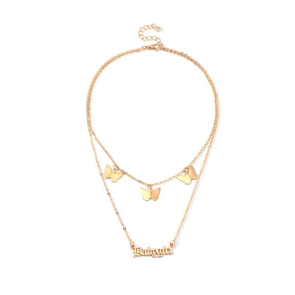 pendant necklaces alloy butterfly babygirl choker necklace for women jewelry girl collares friend chains accessories aesthetics suspension x, Silver
pendant necklaces alloy butterfly babygirl choker necklace for women jewelry girl collares friend chains accessories aesthetics suspension x, Silver