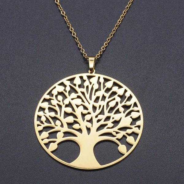 life tree stainless steel charm necklace for women wholesale dainty steel necklaces fashion jewelry necklaces accept oem order, Silver
life tree stainless steel charm necklace for women wholesale dainty steel necklaces fashion jewelry necklaces accept oem order, Silver