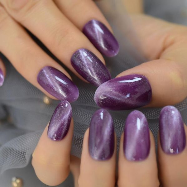 sweet purple oval acrylic nails gel forms cat eyes full cover nail tips lady chic medium simple nail artificial tips, Red;gold
sweet purple oval acrylic nails gel forms cat eyes full cover nail tips lady chic medium simple nail artificial tips, Red;gold