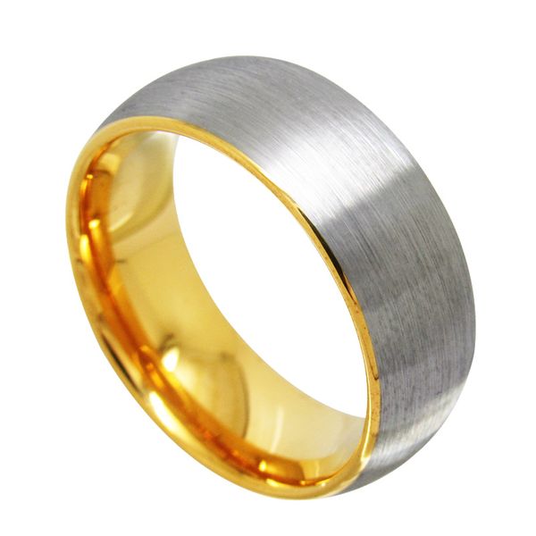 wedding rings 8mm width gold color statement tungsten bands de anillos for men silver outside matte finished comfort fit 5-14, Slivery;golden
wedding rings 8mm width gold color statement tungsten bands de anillos for men silver outside matte finished comfort fit 5-14, Slivery;golden