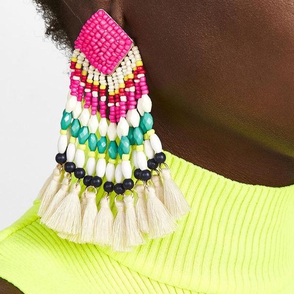 dangle & chandelier manilai 2021 bohemia beads tassel earrings for women handmade long beaded fringe earring ethnic jewelry, Silver
dangle & chandelier manilai 2021 bohemia beads tassel earrings for women handmade long beaded fringe earring ethnic jewelry, Silver