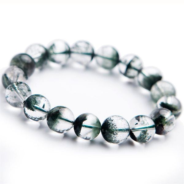 12mm genuine natural green phantom quartz bracelets for women femme stretch healing crystal round bead bracelet drop shipping, Black
12mm genuine natural green phantom quartz bracelets for women femme stretch healing crystal round bead bracelet drop shipping, Black