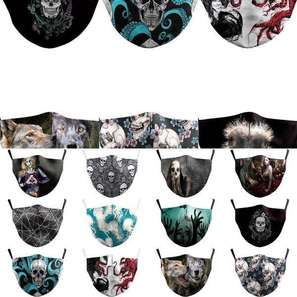 lion skull print face cartoon animal masks mouth reusable washable fabric mask prote bouw1
lion skull print face cartoon animal masks mouth reusable washable fabric mask prote bouw1