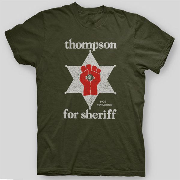 2019 new men's hunter s thompson sheriff fear loathing gonzo t-shirt sizes s-5x summer fashion
2019 new men's hunter s thompson sheriff fear loathing gonzo t-shirt sizes s-5x summer fashion