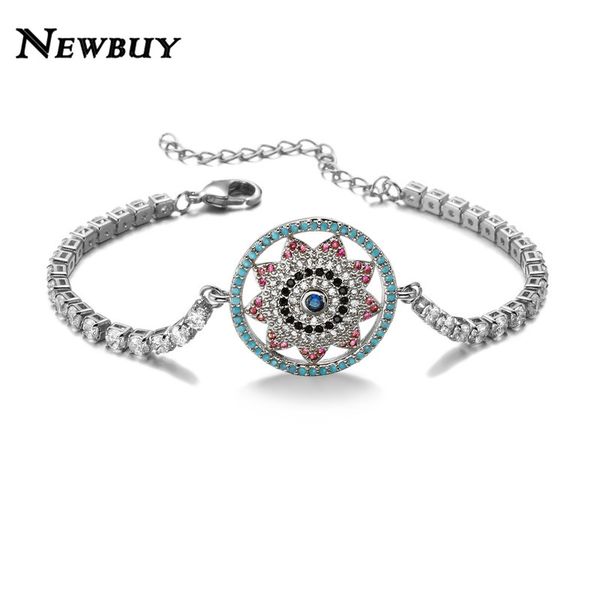 newbuy luxury full cubic zirconia copper chain adjustable bracelet fashion star geometric charm bracelets for women dropship, Golden;silver
newbuy luxury full cubic zirconia copper chain adjustable bracelet fashion star geometric charm bracelets for women dropship, Golden;silver