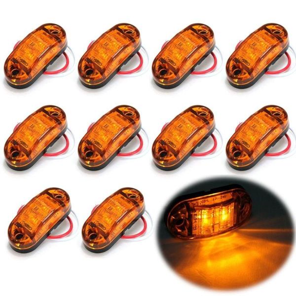 10pcs 9-30v amber 2 led light oval clearance trailer truck led side marker lamp light side marker waterproof a30
10pcs 9-30v amber 2 led light oval clearance trailer truck led side marker lamp light side marker waterproof a30
