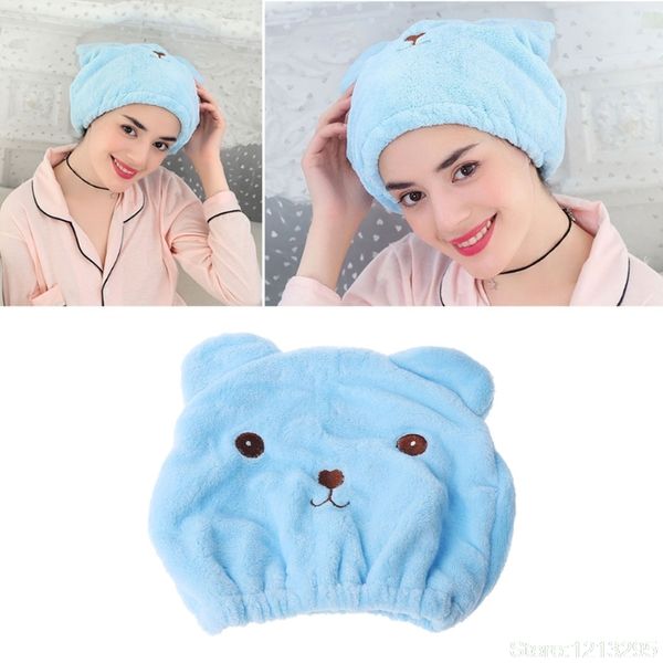 women girl hair dry cap hair-drying head wrapped towel absorbing bathing turban w215
women girl hair dry cap hair-drying head wrapped towel absorbing bathing turban w215