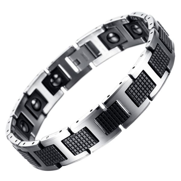 little frog new fashion men jewelry healthy energy magnet bracelet with tungsten magnetic hematite charm bracelets bangles, Black
little frog new fashion men jewelry healthy energy magnet bracelet with tungsten magnetic hematite charm bracelets bangles, Black