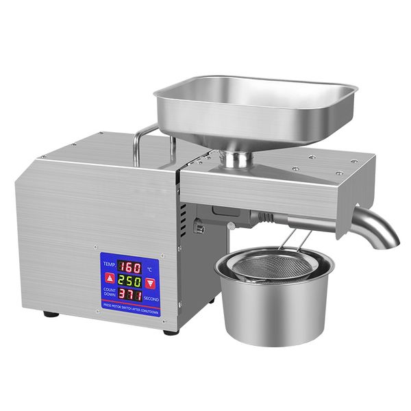 qihang_thermal control home use small cold press oil machine stainless steel cold/oil press machine for peanut coconut sesame
qihang_thermal control home use small cold press oil machine stainless steel cold/oil press machine for peanut coconut sesame